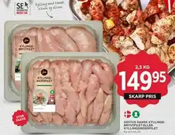 MENY GESTUS DANSK KYLLINGE BRYSTFILET ELLER KYLLINGE INDERFILET tilbud