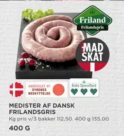 MENY MEDISTER AF DANSK FRILANDSGRIS tilbud