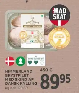 MENY HIMMERLAND BRYSTFILET MED SKIND AF DANSK KYLLING tilbud