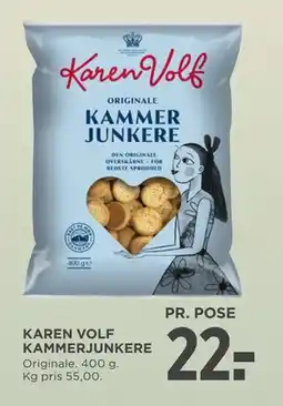 MENY KAREN VOLF KAMMERJUNKERE tilbud