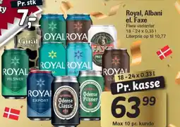 Fakta Tyskland Royal, Albani el. Faxe tilbud