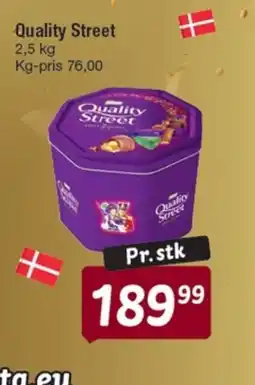 Fakta Tyskland Quality Street tilbud