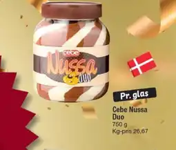 Fakta Tyskland Pr. glas Cebe Nussa Duo tilbud