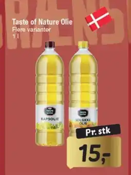 Fakta Tyskland Taste of Nature Olie Flere varianter tilbud