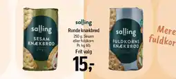 Føtex salling Rundeknækbrød 250 g tilbud