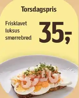 Føtex Torsdagspris Frisklavet luksus smørrebrød tilbud