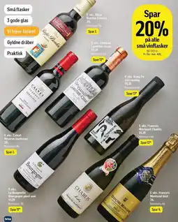 Føtex Spar 20% på alle små vinflasker tilbud