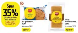Føtex Spar 25% på Schär glutenfri brød eller kager tilbud