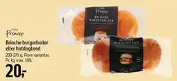 Føtex SALLING PRINCIP Brioche burgerboller eller hotdogbrød tilbud