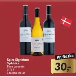 Fakta Tyskland Spier Signature tilbud