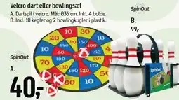 Føtex Velcro dart eller bowlingsæt tilbud