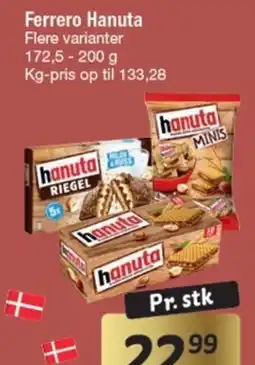 Fakta Tyskland Ferrero Hanuta tilbud