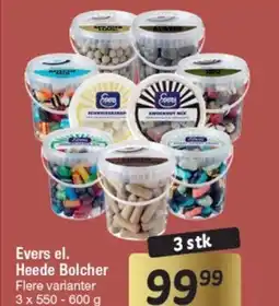 Fakta Tyskland Evers el. Heede Bolcher Flere varianter tilbud