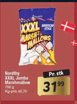 Fakta Tyskland Nordthy XXXL Jumbo Marshmallow tilbud