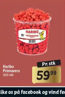 Fakta Tyskland Haribo Primavera 500 stk tilbud