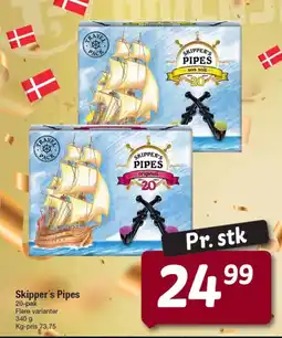 Fakta Tyskland Skipper's Pipes tilbud