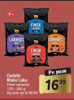 Fakta Tyskland Carletti Maku Laku tilbud