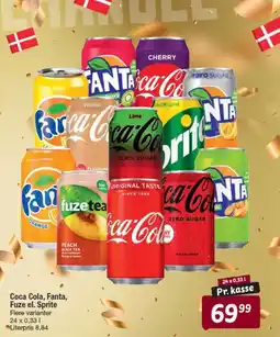 Fakta Tyskland Coca Cola, Fanta, Fuze el. Sprite tilbud