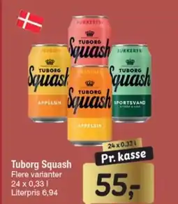Fakta Tyskland Tuborg Squash tilbud