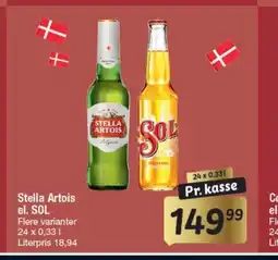 Fakta Tyskland Stella Artois el. SOL tilbud
