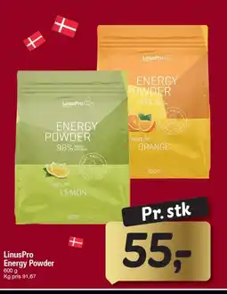 Fakta Tyskland LinusPro Energy Powder tilbud