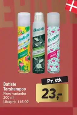 Fakta Tyskland Batiste Tørshampoo tilbud