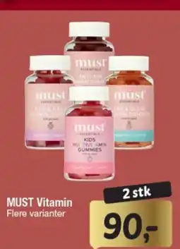 Fakta Tyskland MUST Vitamin Flere varianter tilbud