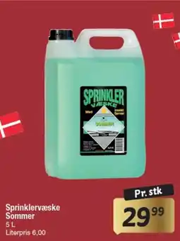 Fakta Tyskland Sprinklervæske Sommer tilbud