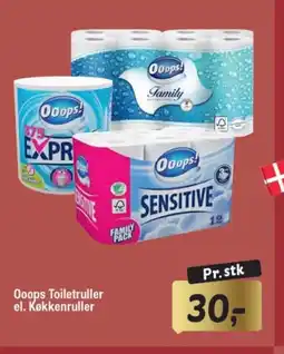 Fakta Tyskland Ooops Toiletruller el. Køkkenruller tilbud
