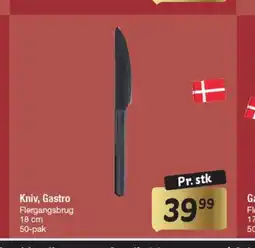 Fakta Tyskland Kniv, Gastro tilbud