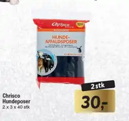 Fakta Tyskland Chrisco Hundeposer 2 x 3 x 40 stk tilbud