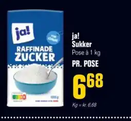 Otto Duborg Ja! sukker tilbud
