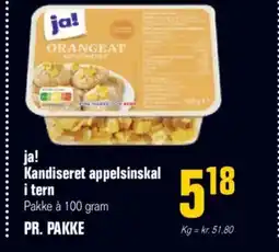 Otto Duborg Ja! kandiseret appelsinskal tilbud