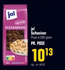 Otto Duborg Ja! sultaniner tilbud