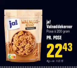 Otto Duborg ja! Valnøddekerner Pose à 200 gram tilbud