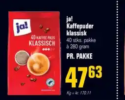 Otto Duborg Ja! kaffepuder klassisk tilbud