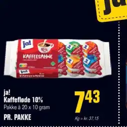Otto Duborg ja! Kaffefløde 10% tilbud