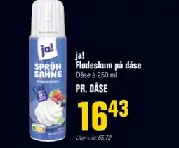 Otto Duborg Ja! flødeskum tilbud