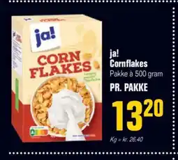 Otto Duborg Ja! cornflakes pakke à 500 gram pr. pakke tilbud