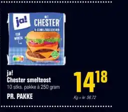 Otto Duborg ja! Chester smelteost 10 stks. pakke à 250 gram tilbud
