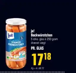 Otto Duborg ja! Bockwürstchen tilbud