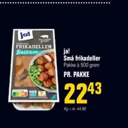 Otto Duborg Ja! små frikadeller pakke à 500 gram pr. pakke tilbud