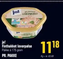 Otto Duborg ja! Finthakket leverpølse tilbud