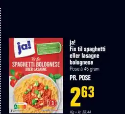 Otto Duborg ja! Fix til spaghetti eller lasagne tilbud