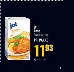 Otto Duborg ja! Rasp Pakke à tilbud