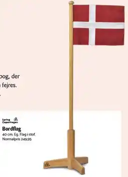 Kop & Kande SPRING COPENHAGEN Bordflag tilbud