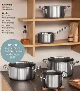 Kop & Kande EVA TRIO Kasserolle eller Gryde tilbud