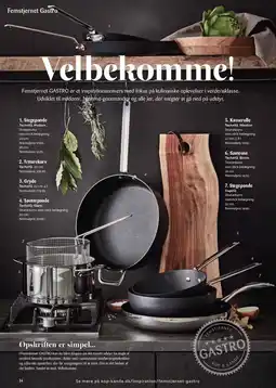 Kop & Kande Stegepande, Friturekurv, Gryde, Sauterpande, Kasserolle, Sauteuse eller Stegepande tilbud