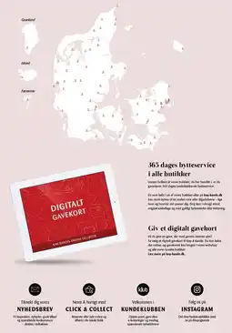 Kop & Kande 365 dages bytteservice i alle butikker tilbud