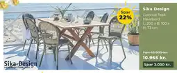 Erling - Christensen Sika Design Colonial Teak Havebord tilbud